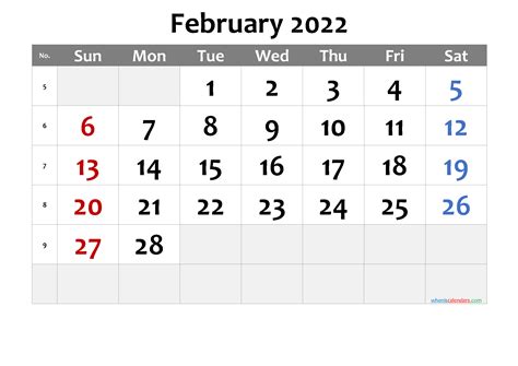 February Calendar Free Printable Calendar Com Free Printable February Calendars Wiki