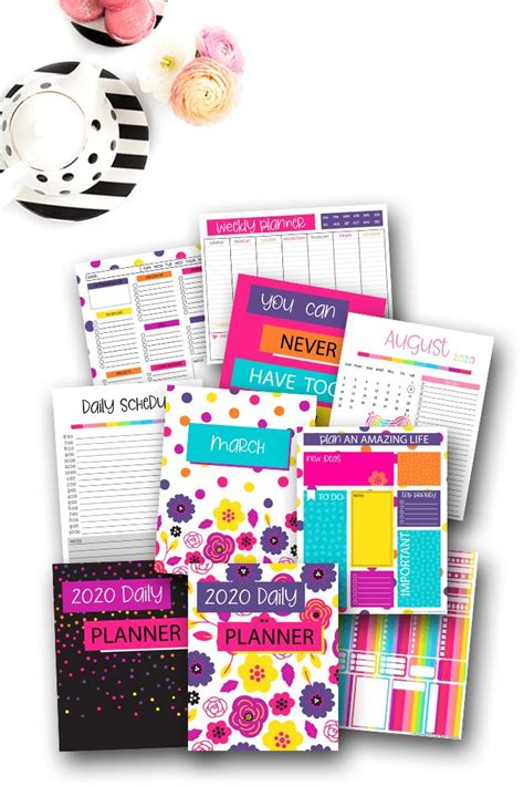 Free Daily Planner Printables Pages Planner Sarah Titus