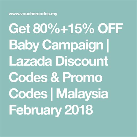 Although, before applying lazada promo code malaysia, you can check the lazada malaysia voucher code at coupondalo.com. Get 80%+15% OFF Baby Campaign | Lazada Discount Codes ...