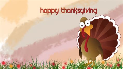 Turkey With Happy Thanksgiving Word Hd Thanksgiving Wallpapers Hd