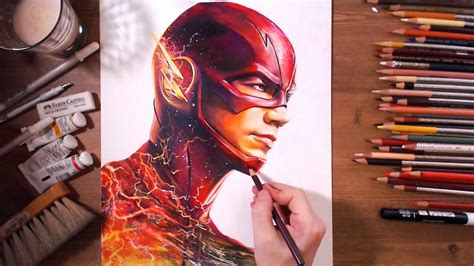 For the upcoming season of the flash, see season 7.for the upcoming episode of the flash, see all's wells that ends wells. The Flash : Barry Allen (Grant Gustin) - speed drawing ...