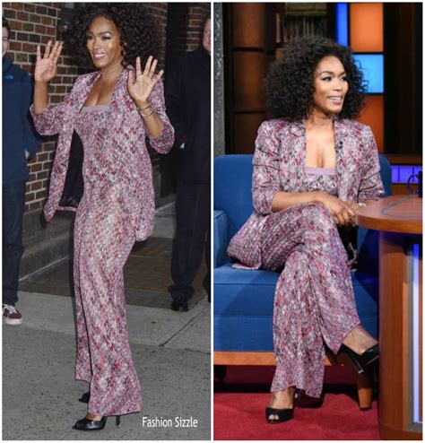 Angela Bassett In Missoni The Late Show With Stephen Colbert