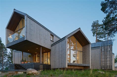 Each Room Of This Swedish Villa Extends Outward For A Private Lakeside