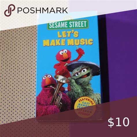 Sesame Street Lets Make Music Vhs Sesame Street Sesame Vhs