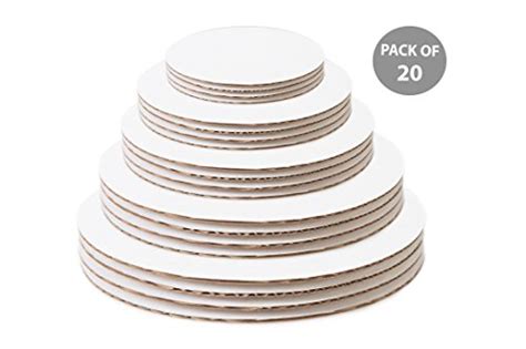 Cake Board Sizes Extra Sturdy Cake Boards Set Of 15 5 Each Of 6 Inch