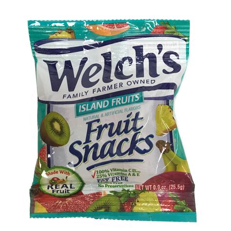Wholesale Welchs Island Fruit Snacks 09 Oz Packet Dollardays