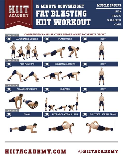 The 25 Best Hiit Workouts For Men Ideas On Pinterest Workout Plan