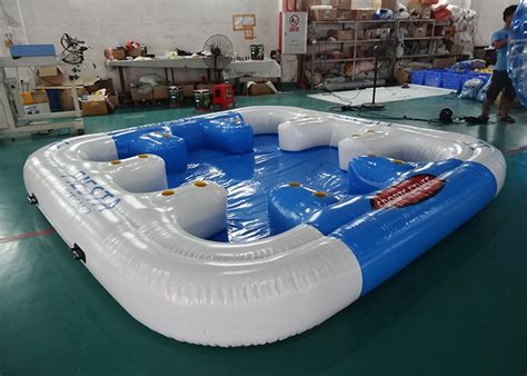 6 Person Floating Island Inflatable Island Rafts For River And Ocean