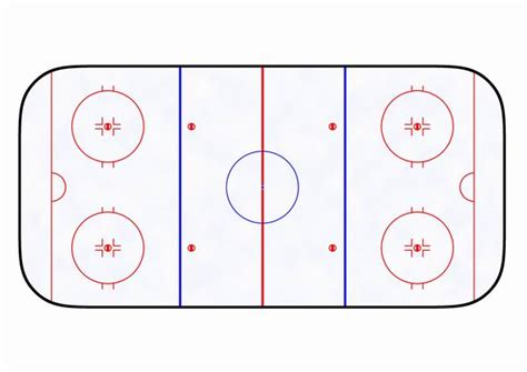 Eishockey erfreut sich großer beliebtheit, ob als fan oder spieler. Eishockey Spielfeld | BienenFisch Design