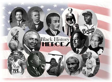 Heroes African American History Month Honoring Black History Month