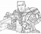 Borderlands Axton Commando Coloring Pages Character Printable sketch template