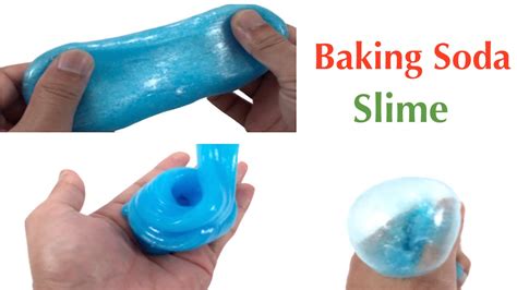 Diy How To Make Slime With Baking Soda And Glue Youtube