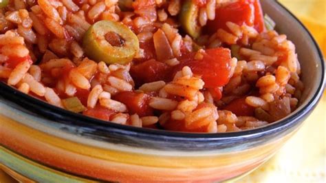 We'll cook the rice in these flavor makers for maximum tastiness. Quick Spanish Rice Recipe - Allrecipes.com