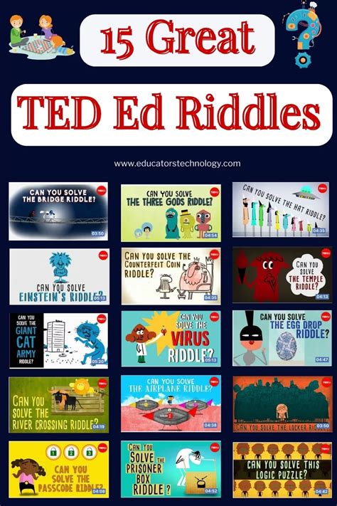 15 Of The Best Ted Ed Riddles Educators Technology