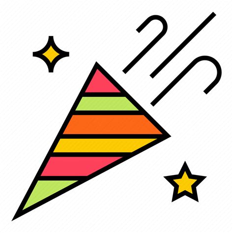 Celebration Confetti Birthday Party Icon Download On Iconfinder
