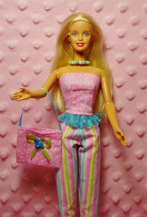 Barbie Clothes Striped Pants And Top Barbie Clothes Sewing Barbie