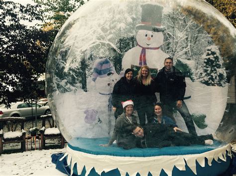 Our Life Size Snow Globe Available For Rent Christmas Float Ideas