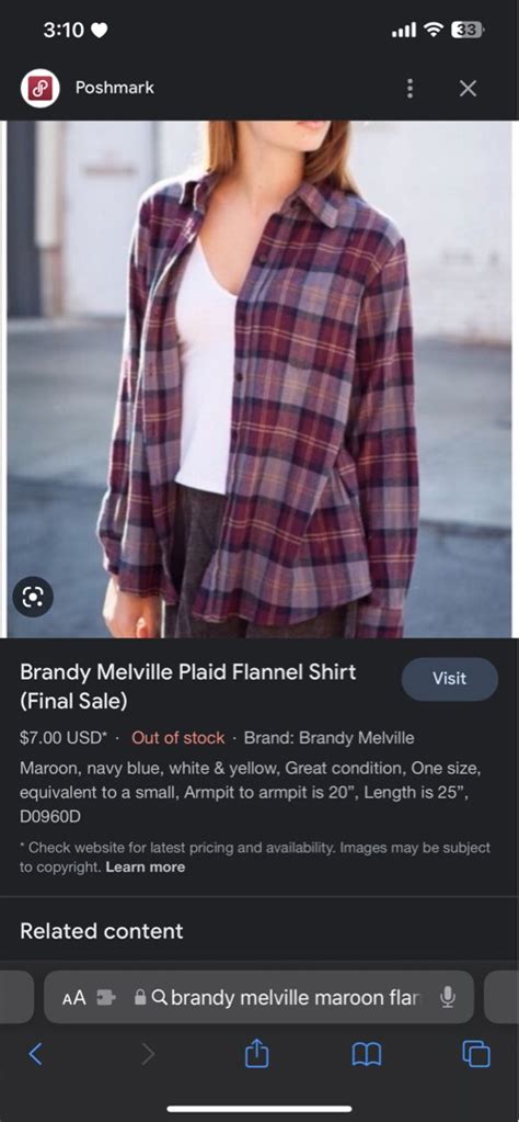 brandy melville wylie plaid flannel shirt women s fashion coats jackets and outerwear on