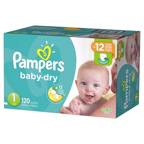 Pampers Baby Dry Diapers Size 1 120 Count Walmart Inventory Checker