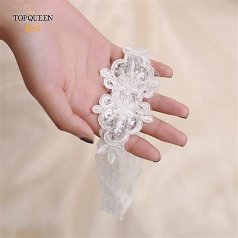 Topqueen Lady Sexy Lingerie Garter Stocking Lace Garter Belt Legs Ring