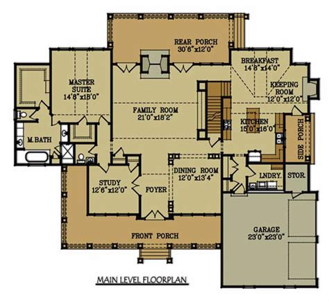 Large Southern Brick House Plan By Max Fulbright Designs