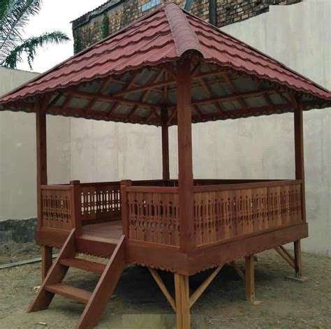 Gazebo Taman Minimalis Kayu Furniture Jepara Dan Mebel Jepara Asli