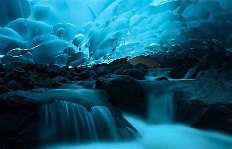 Frozen Beauty Mendenhall Ice Caves Incredible Places Breathtaking