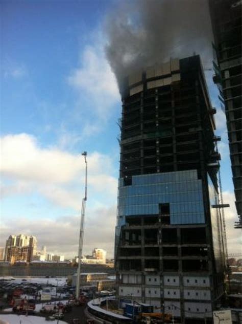 Moskva City Tower Fire Extinguished