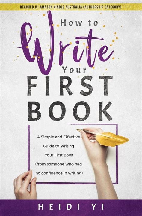How To By Heidi 1 How To Write Your First Book A Simple And