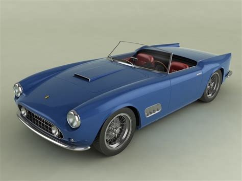 The 250 swb is a titan in the world of classic cars. 3D model Ferrari 250 GT California 1959 | CGTrader