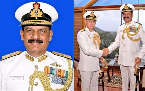 Bye To R B Pandit Dinesh Tripathi Is New Commandant Of Indian Naval