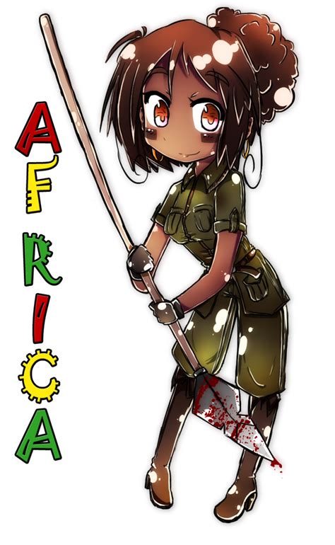 Aph Oc Chibi Africa By Geekykitten64 On Deviantart