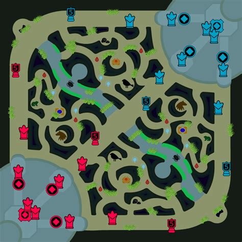 Vector Map Of Summoners Rift Wip Rleagueoflegends