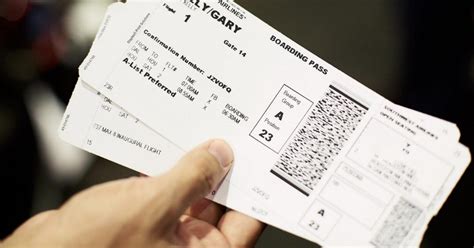Fake Plane Ticket Boarding Pass Template Editable Blank