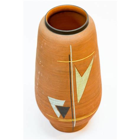 Handmade Ceramic Floor Vase German 1960s