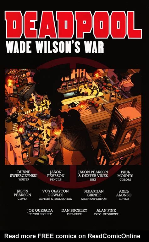 Read Online Deadpool Wade Wilsons War Comic Issue 3