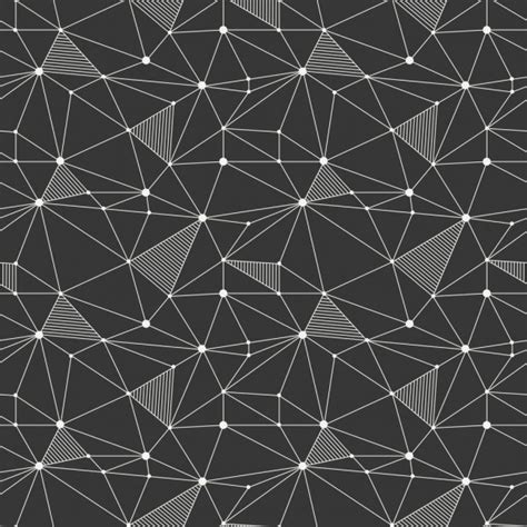 Geometric Line Hipster Seamless Pattern With Triangle Circles