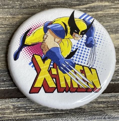 Vintage Marvel Comics At A Boy X Men Wolverine Lapel Pin Back Button No