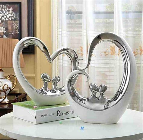 Looking for unique 25th wedding anniversary gifts? Good luck feng shui Wedding Gift - A Pair of White Silver ...