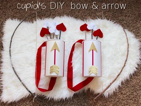 Diy bow and arrow for kids the imagination tree. Valentine Craft for kids. Cupid's DIY bow and arrow ...