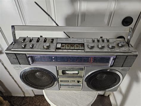 Vintage Lasonic Trc 918 Boombox Radio Recorder Ghetto Blaster Cassette