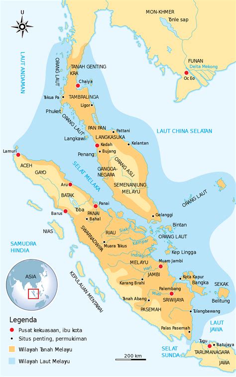 Kerajaan ini diasaskan oleh seorang putera srivijaya yang berasal dari palembang iaitu parameswara di antara tahun 1400 hingga tahun 1403. File:Malay Kingdoms id.svg - Wikimedia Commons