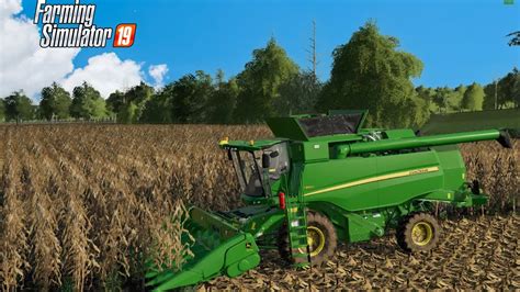 Corn Harvest On Farmersburg Iowa Solo Cattle Server Farming Simulator