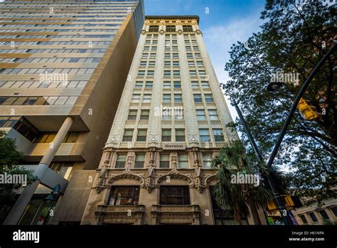 Buildings On Main Street In Downtown Columbia South Carolina Stock