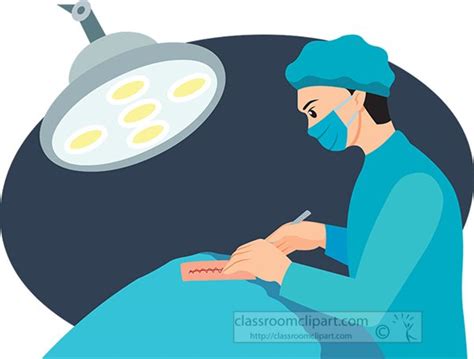 Medical Clipart Doctor Performing Surgery In Operation Theater