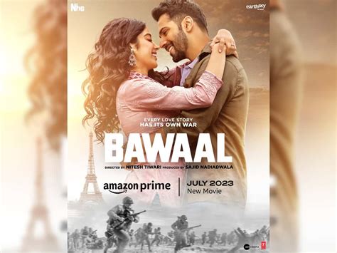 Varun Dhawan Janhvi Kapoor Share Still From Romantic Drama Bawaal Teaser To Be Out On This