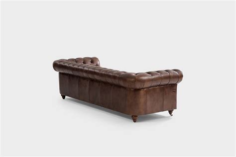 Jefferson Leather Lounge Suite Vintage Brown Cielo