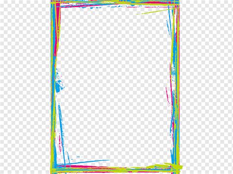Colorful Line Borders And Frames