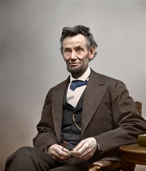 Extraordinary Colorized Photo Of Lincoln Brian Hamilton