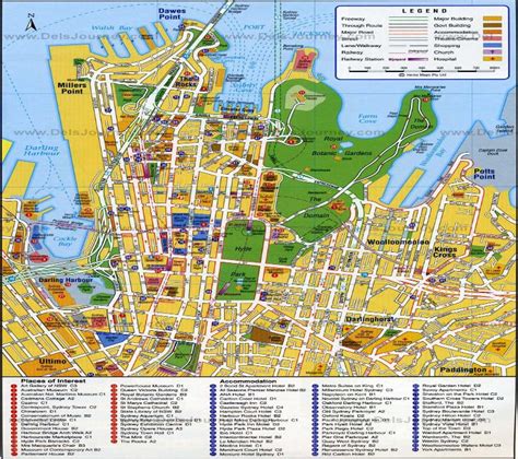 Detailed Sydney Map